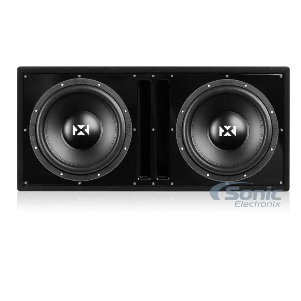 Сабвуфер автомобильный NVX VSW124v3 12" 600W RMS Dual 4-Ohm с корпусом BBX212BK