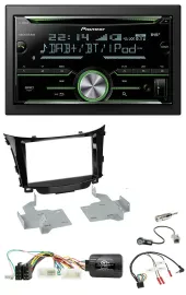 Pioneer Bluetooth Lenkrad DAB 2DIN USB CD Autoradio für Hyundai i30 2012-2017