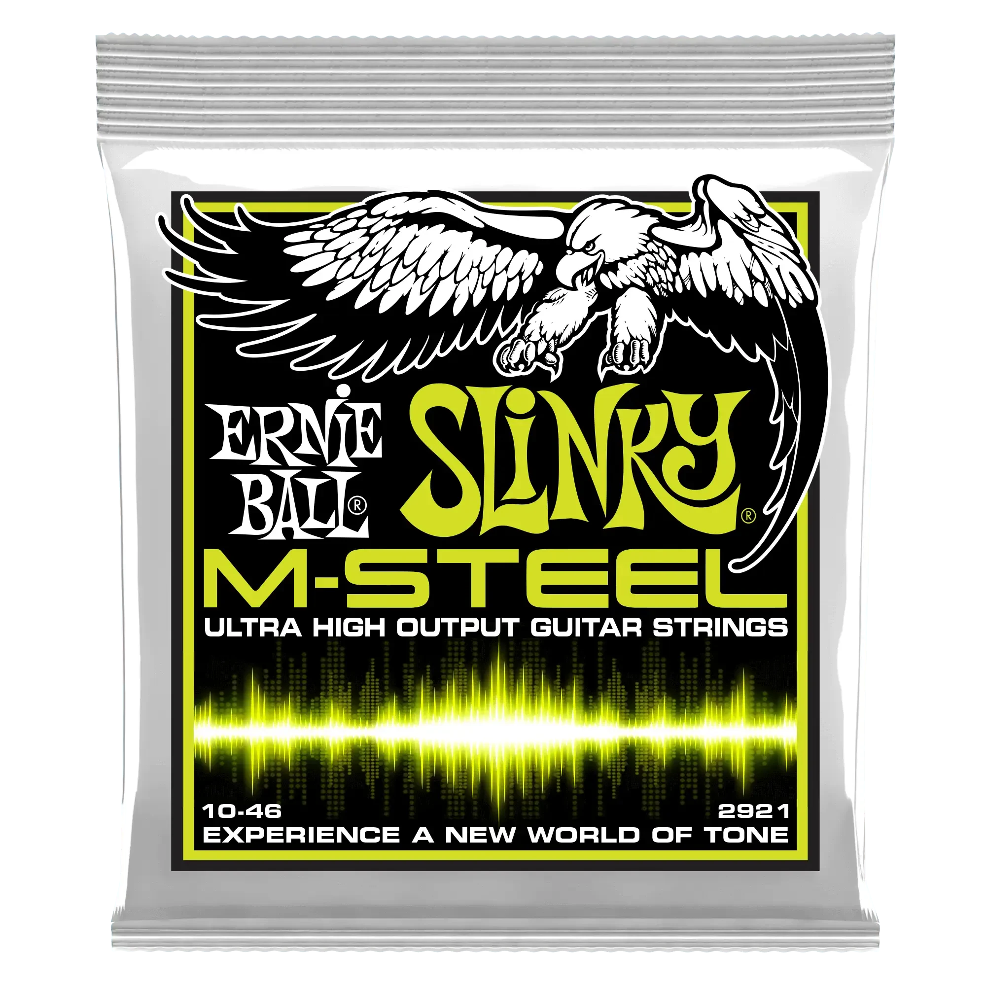 Струны для электрогитары Ernie Ball 2921 M-STEEL Regular Slinky 10-46
