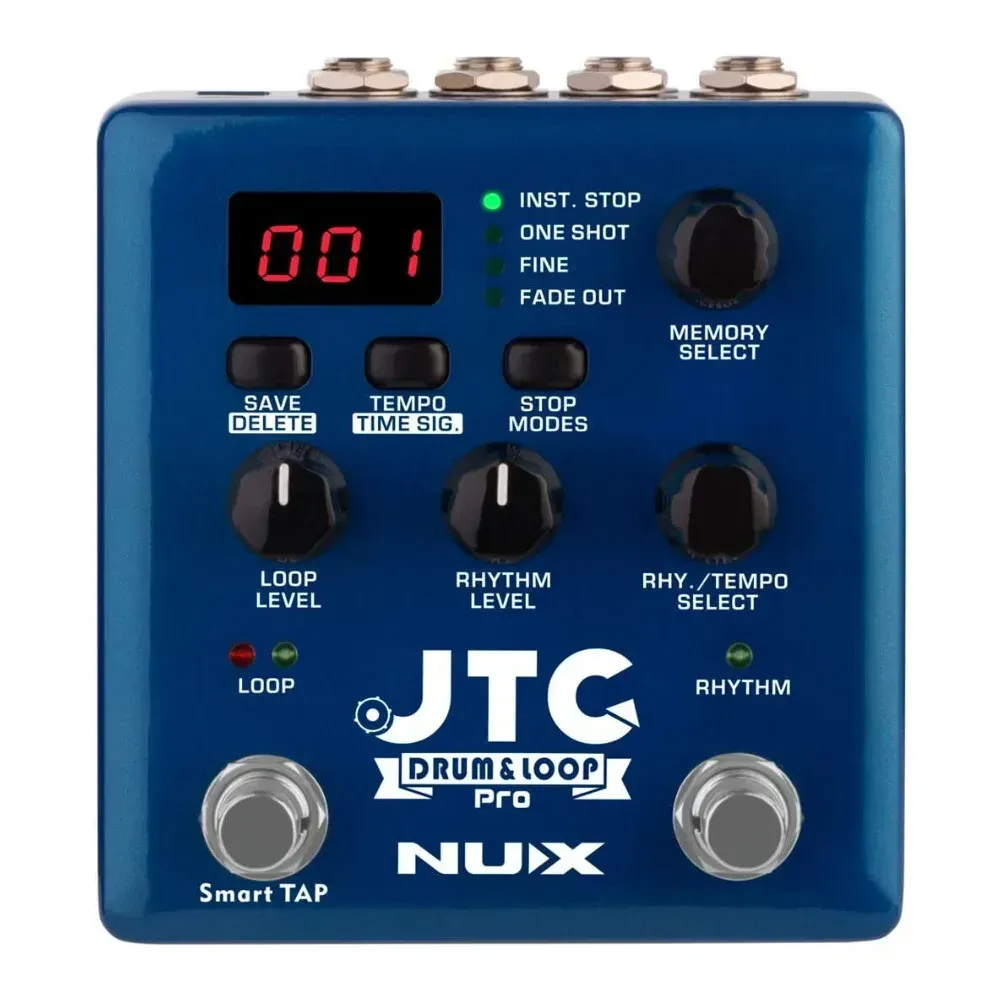 Б/У Педаль эффектов для электрогитары NUX JTC Drum and Loop Pro (двойной футсвитч)