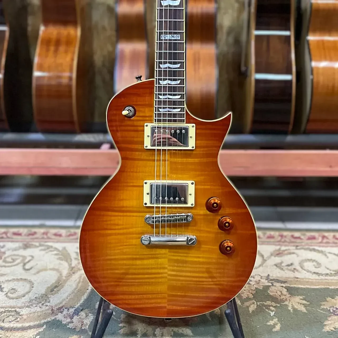 Электрогитара ESP LTD EC-1000T FM Satin Honey Burst H-H Korea 2015's