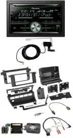 Pioneer CD USB Lenkrad Bluetooth 2DIN DAB Autoradio für BMW 3er 2001-2006 5 Scha
