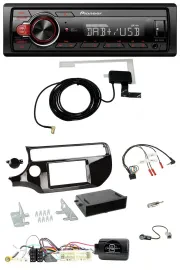 Pioneer 1DIN MP3 DAB USB Lenkrad Autoradio für Kia Rio UB Facelift 2017-2023 pia