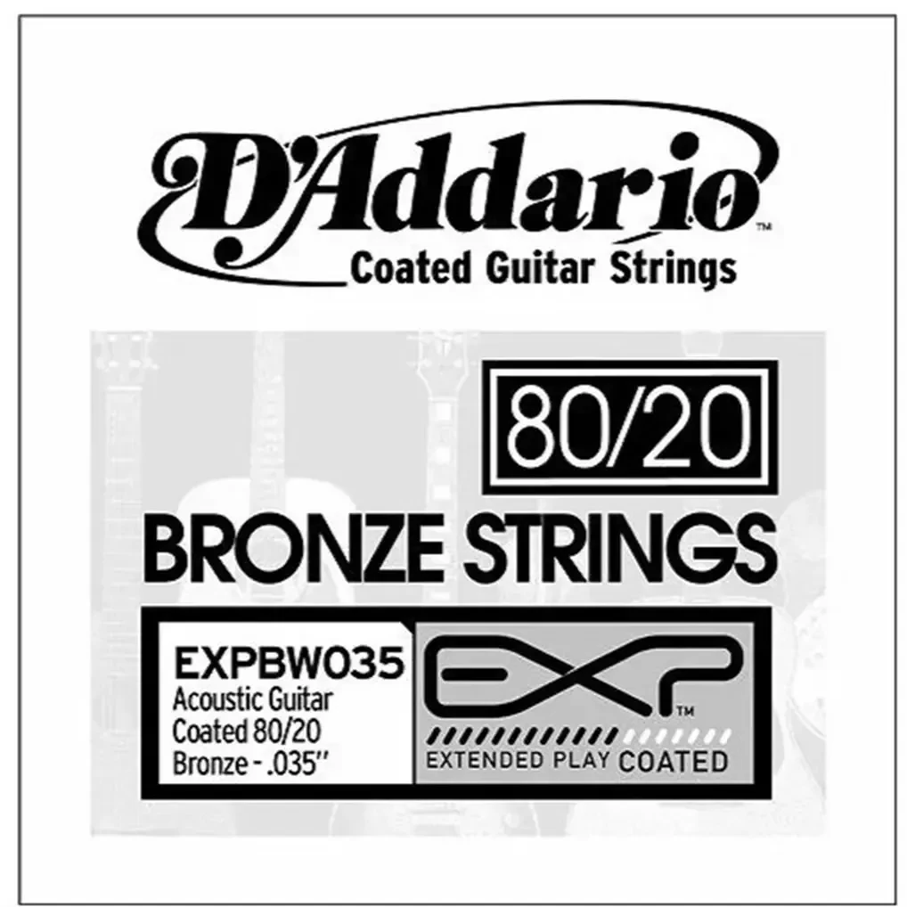 Струна одиночная D'Addario EXPBW035 EXP 80/20 Bronze 035