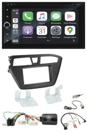 Blaupunkt 2DIN Bluetooth DAB USB DVD Lenkrad Autoradio für Hyundai i20 ab 2015 o