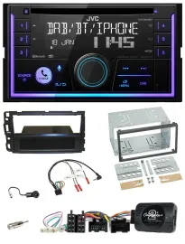 Автомагнитола для Cadillac BLS (2006–2010) JVC 2-DIN DAB Bluetooth CD USB с поддержкой управления на руле