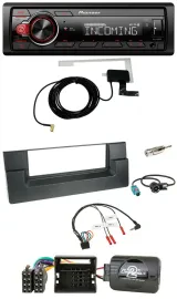 Pioneer MP3 Lenkrad CD DAB USB Autoradio für BMW 5er E39 01-04 Aktivsystem Quadl