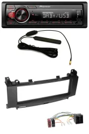 Pioneer MP3 DAB 1DIN AUX USB Autoradio für Mercedes B-Klasse W245 A-Klasse W176