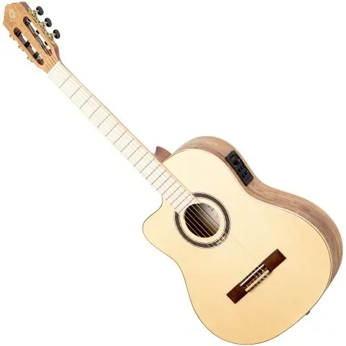 Электроакустическая классическая гитара Ortega TZSM-3-L Thomas Zwijsen Sign. леворукая 4/4 с чехлом