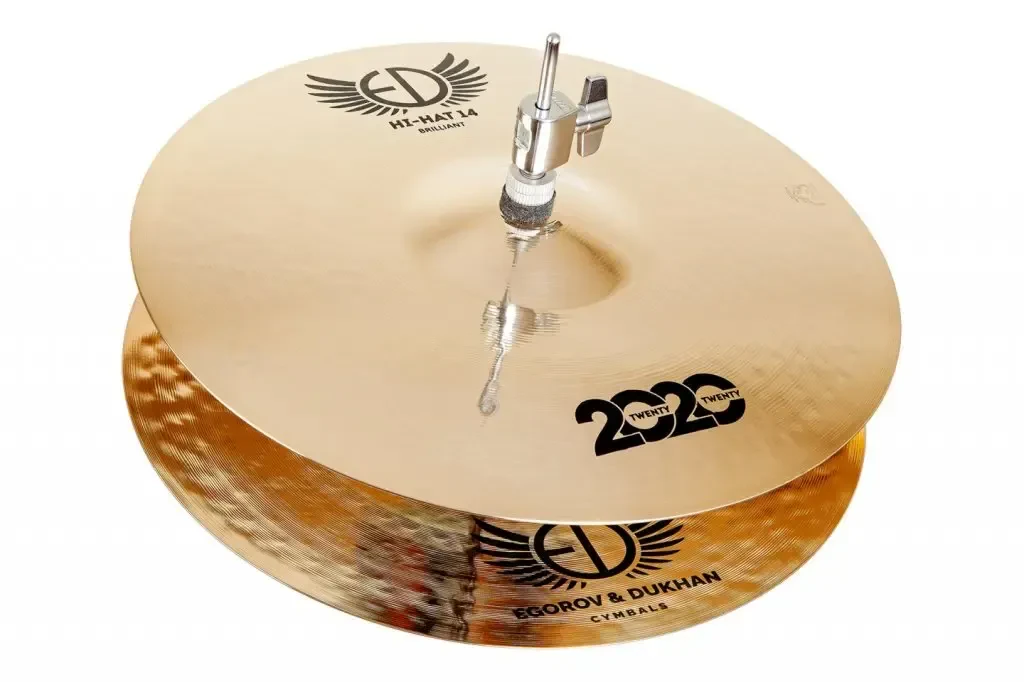Тарелка барабанная ED Cymbals 14" TwentyTwenty 2020 Brilliant Hi-Hat (пара)