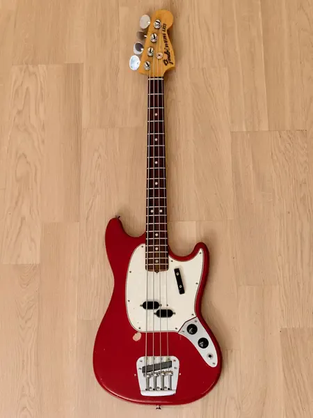 Бас-гитара Fender Mustang Bass Short Scale Dakota Red w/case USA 1966