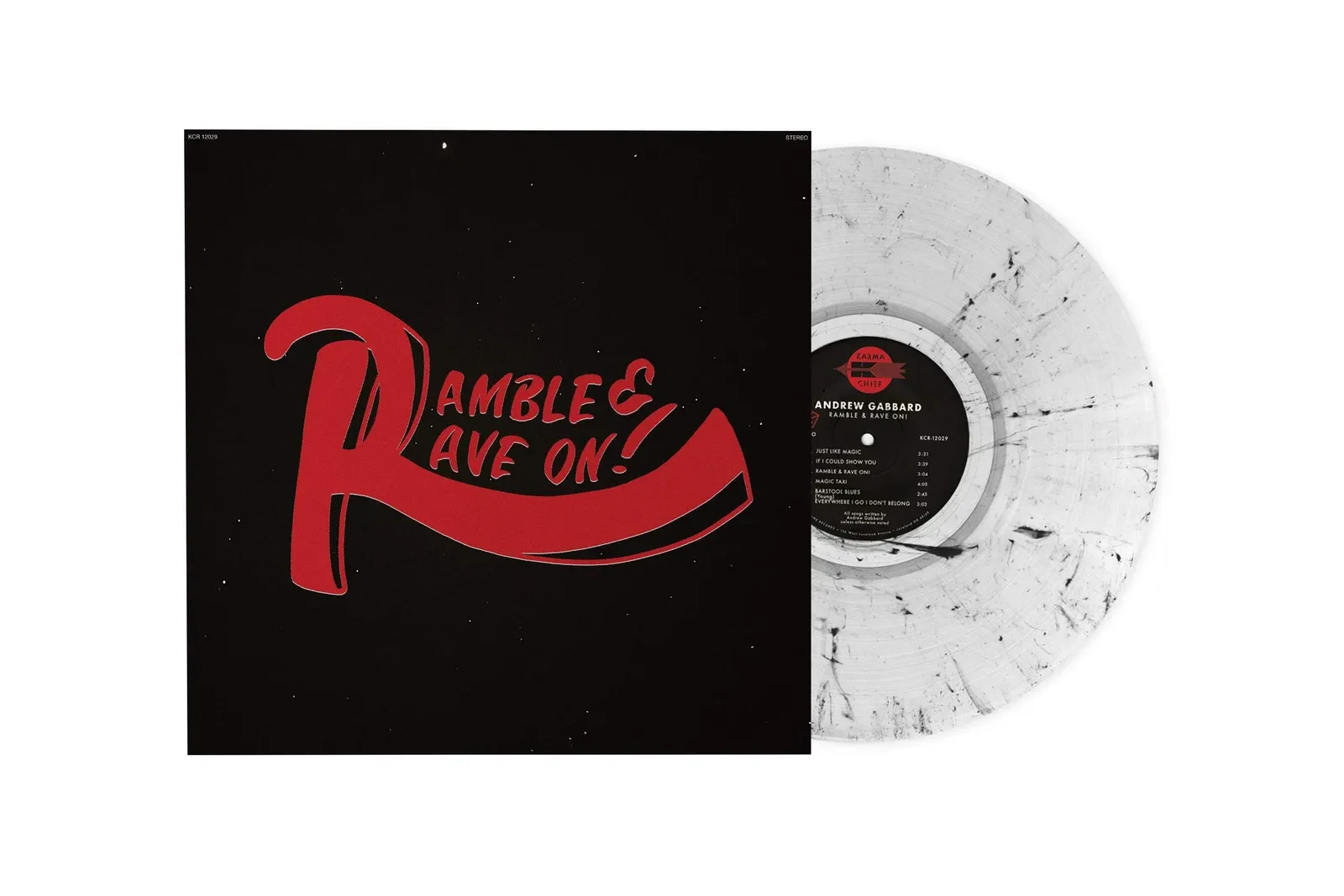Andrew Gabbard - Ramble & Rave On [Clear w/ Black Swirl Vinyl] NEW Vinyl