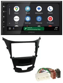 Автомагнитола для SsangYong Korando (с 2013) Kenwood 2-DIN, DAB, Bluetooth, USB, MP3