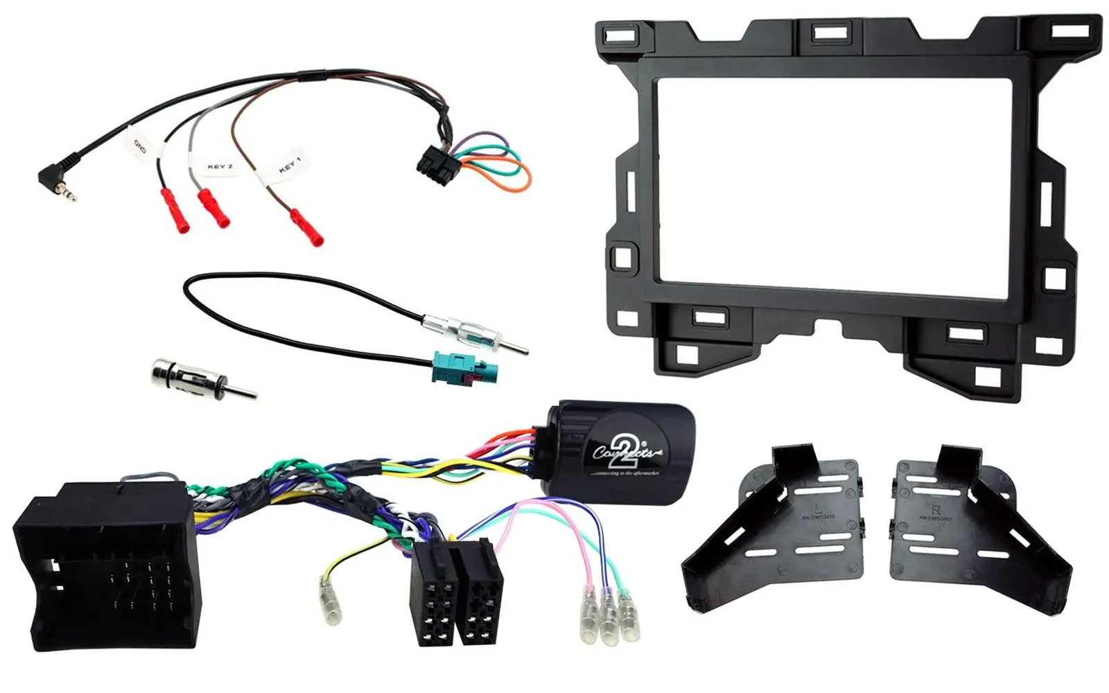 Radioset Lenkradadapter Doppel DIN Autoradio für Mercedes Sprinter W907 W910 ab
