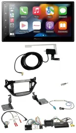 Pioneer Lenkrad USB Bluetooth DAB 2DIN Autoradio für Opel Adam Corsa E 2017-2019