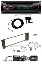 Pioneer DAB CD Lenkrad USB Bluetooth Autoradio für Audi A4 00-04 B6 Quadlock Fak