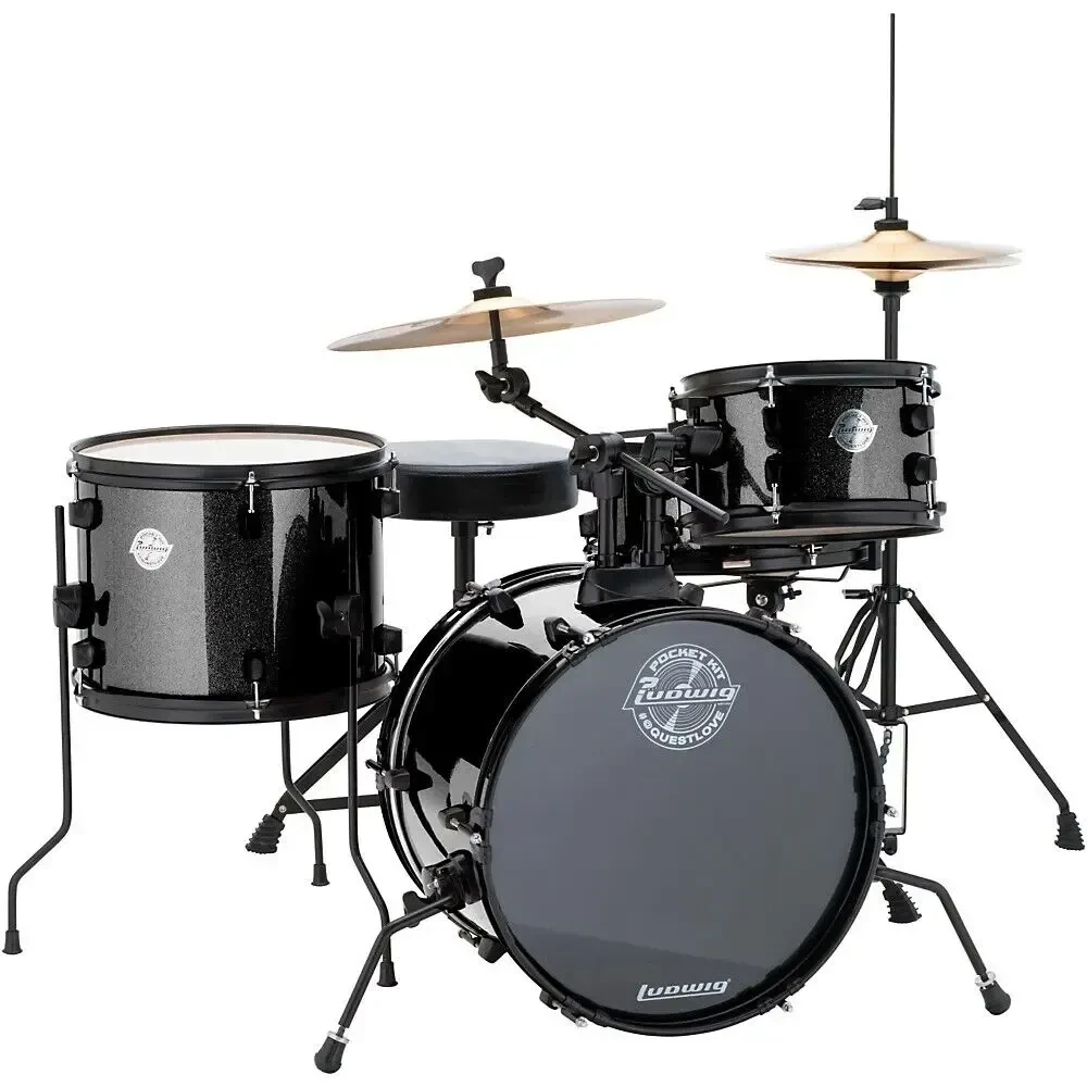 Ударная установка акустическая Ludwig Pocket Kit Black Sparkle