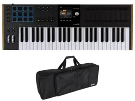 Arturia KEYLAB 49-Key Mk3 Black USB Midi Keyboard Controller+On-Stage Bag