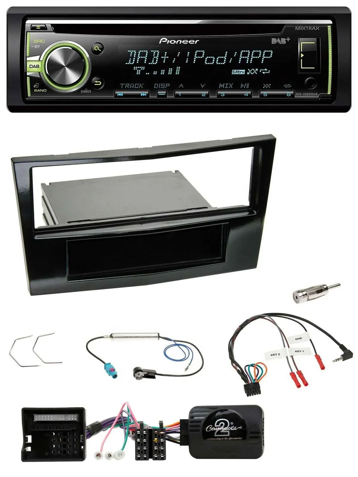 Pioneer DAB USB MP3 Lenkrad CD Autoradio für Opel Astra H Corsa D Zafira B Klavi