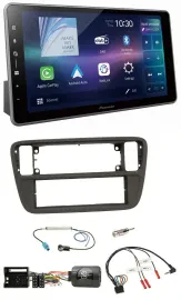 Pioneer Bluetooth USB DAB Lenkrad Autoradio für VW Up AA AAN 11-16 schwarz
