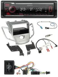 Kenwood Lenkrad Bluetooth USB DAB Autoradio x für Ford Fiesta 2010-13 ohne Displ