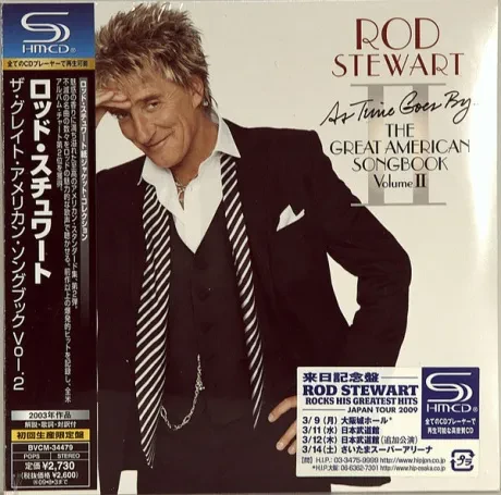 ROD STEWART - As Time Goes By... The Great American Songbook Vol. II (CD, Japan)