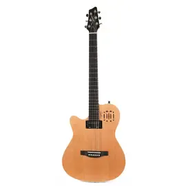 Полуакустическая электрогитара гитара Godin A6 Ultra Left-Handed Natural