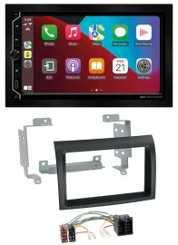 ESX 2DIN DAB USB MP3 Bluetooth Autoradio für Fiat Ducato 06-11 Citroen Jumper sc