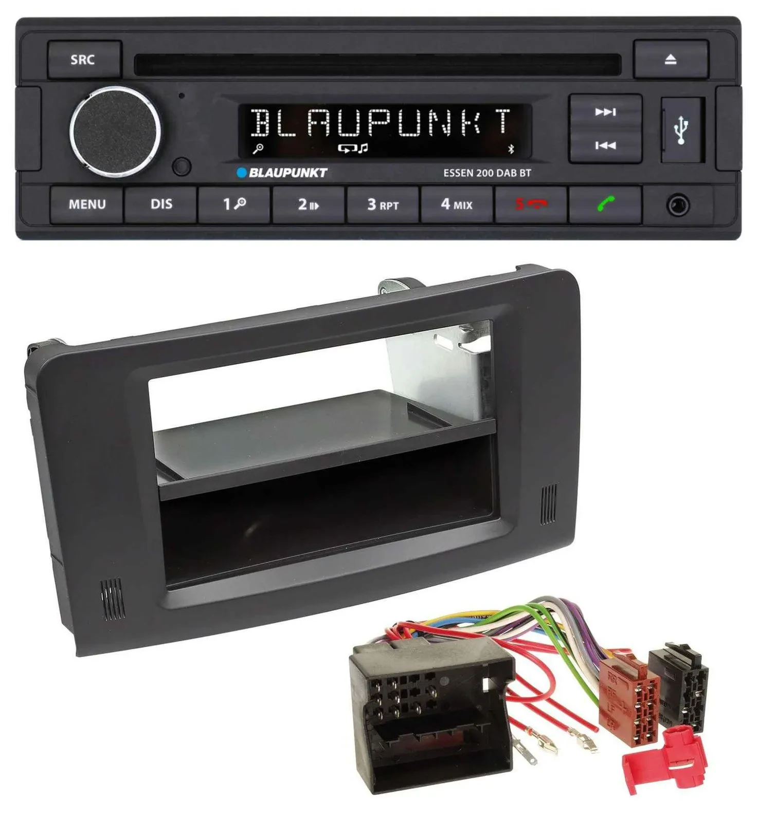 Blaupunkt USB MP3 Bluetooth DAB CD Autoradio für Mercedes M-Klasse W164 05-11 Pr