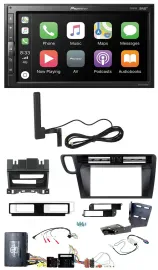 Pioneer USB 2DIN Bluetooth DAB Lenkrad Autoradio für Audi Q5 08-17 8R Infoadapte