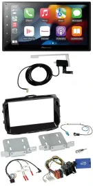 Pioneer Lenkrad USB Bluetooth DAB 2DIN Autoradio für Alfa Giulietta ISO 2013-202