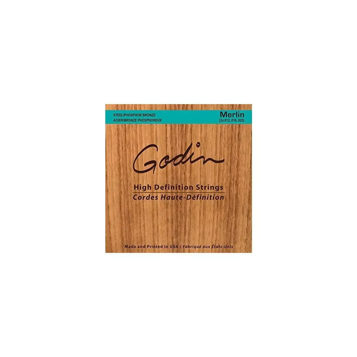 Струны для дульцимера Seagull Godin Steel/Phosphor Bronze Strings for M4 (2x.012, .016, .025)