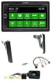 Blaupunkt Bluetooth 2DIN Lenkrad DAB USB TMC Navigation für Toyota Yaris 2007-20