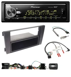 Pioneer Bluetooth USB DAB Lenkrad Autoradio für Audi A6 (2001-2004)