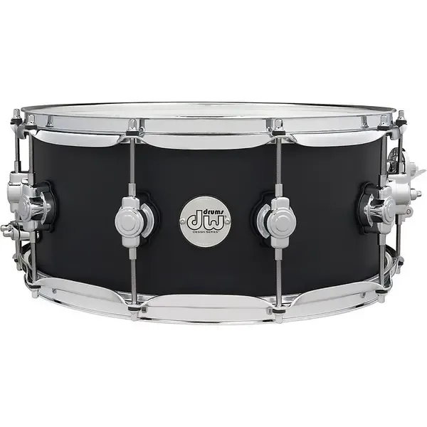 Малый барабан DW Design Maple 14x6 Black Satin