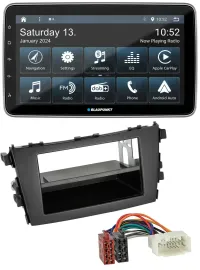 Blaupunkt USB DAB SD MP3 Bluetooth Autoradio für Suzuki Celerio (LF, ab 2014)