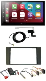 Pioneer USB Bluetooth DAB MP3 2DIN Autoradio für Audi A6 01-05 C5 Bose Aktivsyst