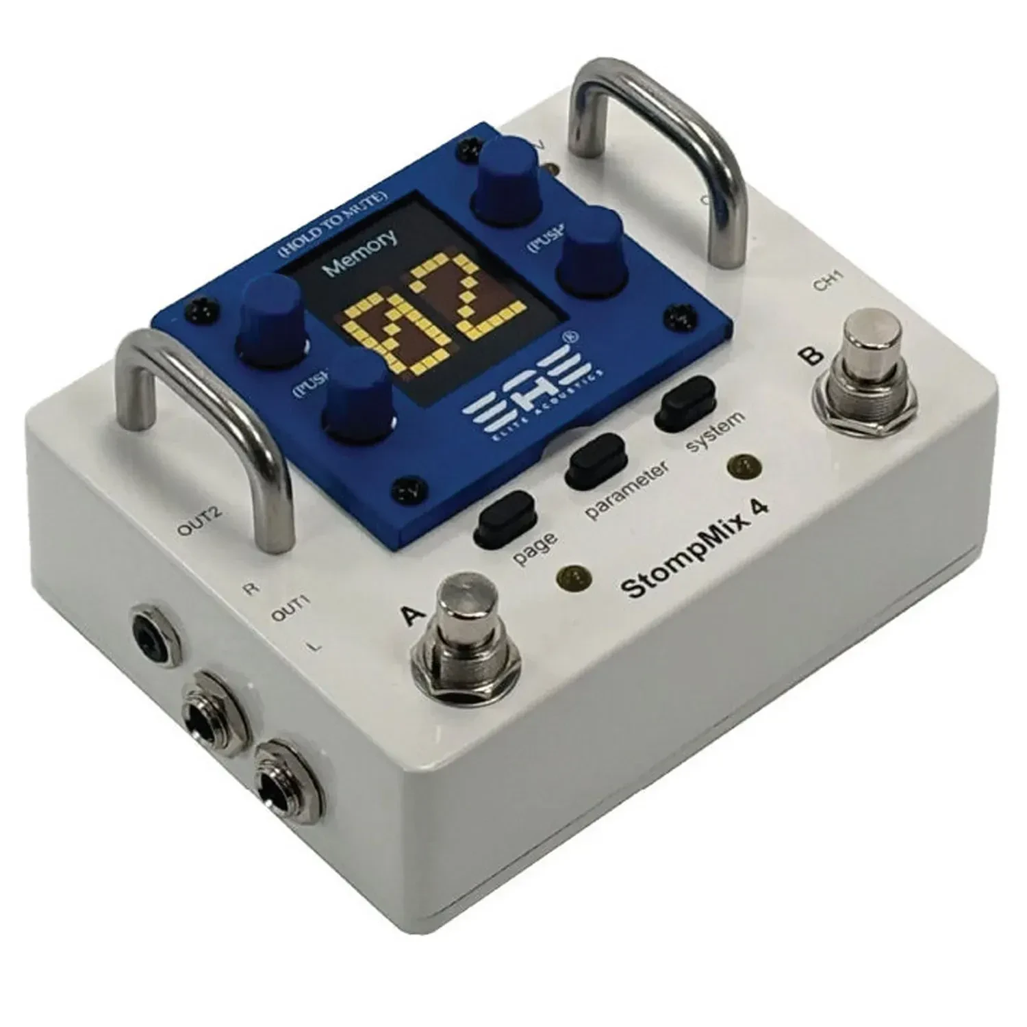 Цифровой микшер Elite Acoustics Stompmix X4 белый