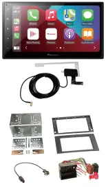 Автомагнитола Pioneer 2 DIN, USB, Bluetooth, DAB, MP3 для Ford Fusion/Transit/Kuga (2005–2012)