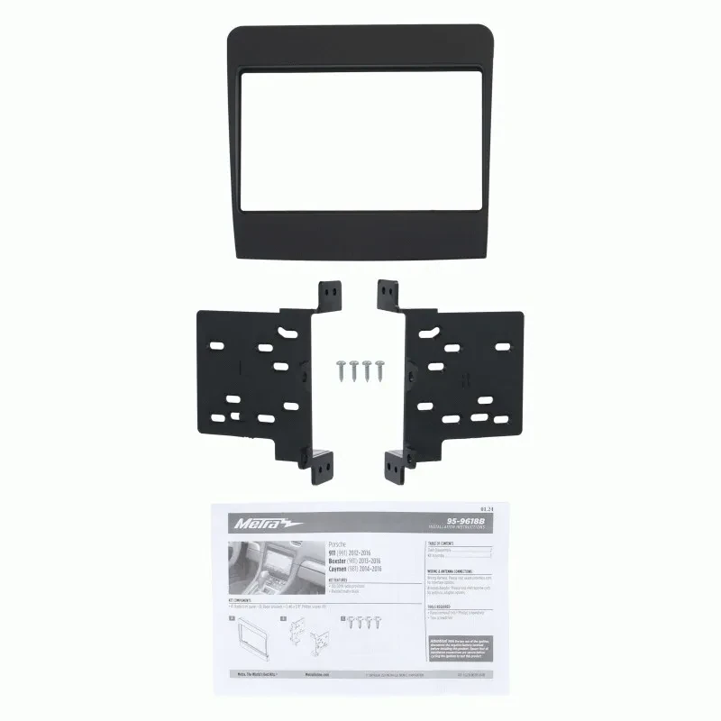 Metra 95-9618B Dash Kit for 2012-2016 Porsche 911, Cayman, Boxster