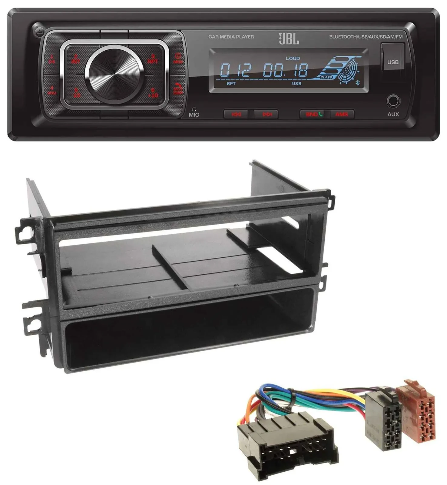 JBL SD AUX MP3 USB Bluetooth Autoradio für Hyundai Santa Fe Sonata bis 05