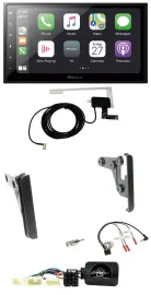 Pioneer USB Lenkrad 2DIN Bluetooth DAB Autoradio für Toyota Yaris 2007-2010