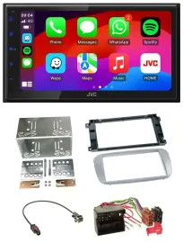JVC Bluetooth 2DIN MP3 DAB USB Autoradio für Ford Mondeo 2007-2014 S-Max Profi s