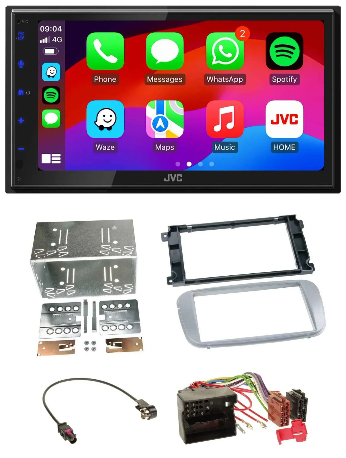 JVC Bluetooth 2DIN MP3 DAB USB Autoradio für Ford Mondeo 2007-2014 S-Max Profi s