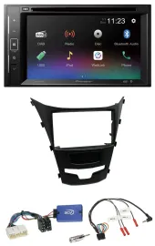 Pioneer Bluetooth Lenkrad USB 2DIN DAB DVD Autoradio für SSangYong Korando ab 13