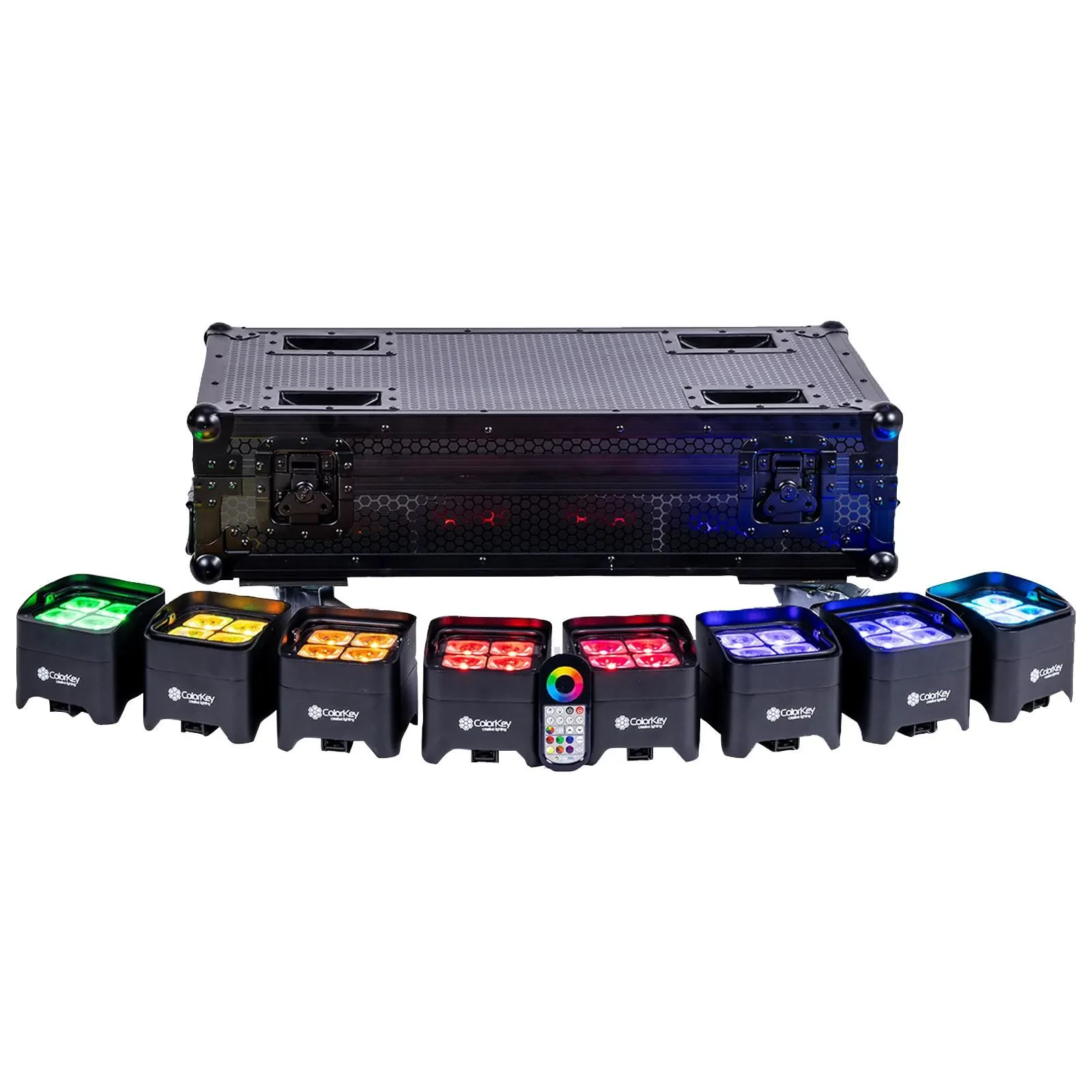 Прожектор ColorKey MobilePar Mini Hex 4 MKII (набор, 8 шт.) с кейсом