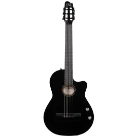 Классическая гитара с подключением Godin Nylon Arena Pro LTD CW EQ Thinline Onyx Black