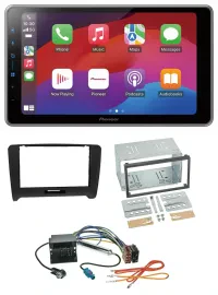 Pioneer MP3 USB DAB Bluetooth 2DIN Autoradio für Audi TT (06-14) Quadlock