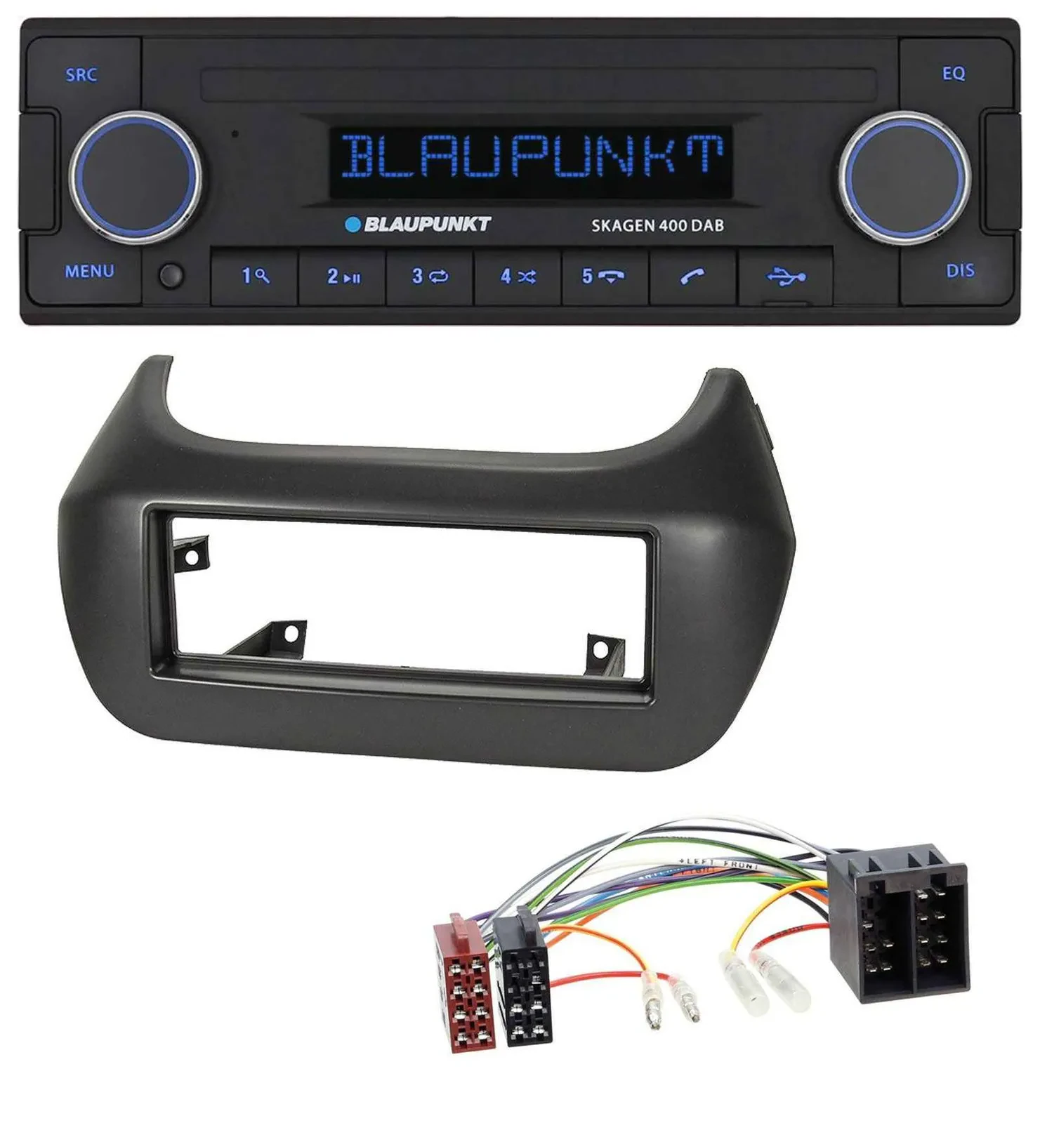 Blaupunkt DAB USB Bluetooth MP3 Autoradio für Fiat Fiorino Qubo Citroen Nemo Peu