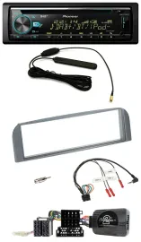 Pioneer CD MP3 Lenkrad DAB USB Autoradio für Alfa 147 GT 2007-2010 anthrazit